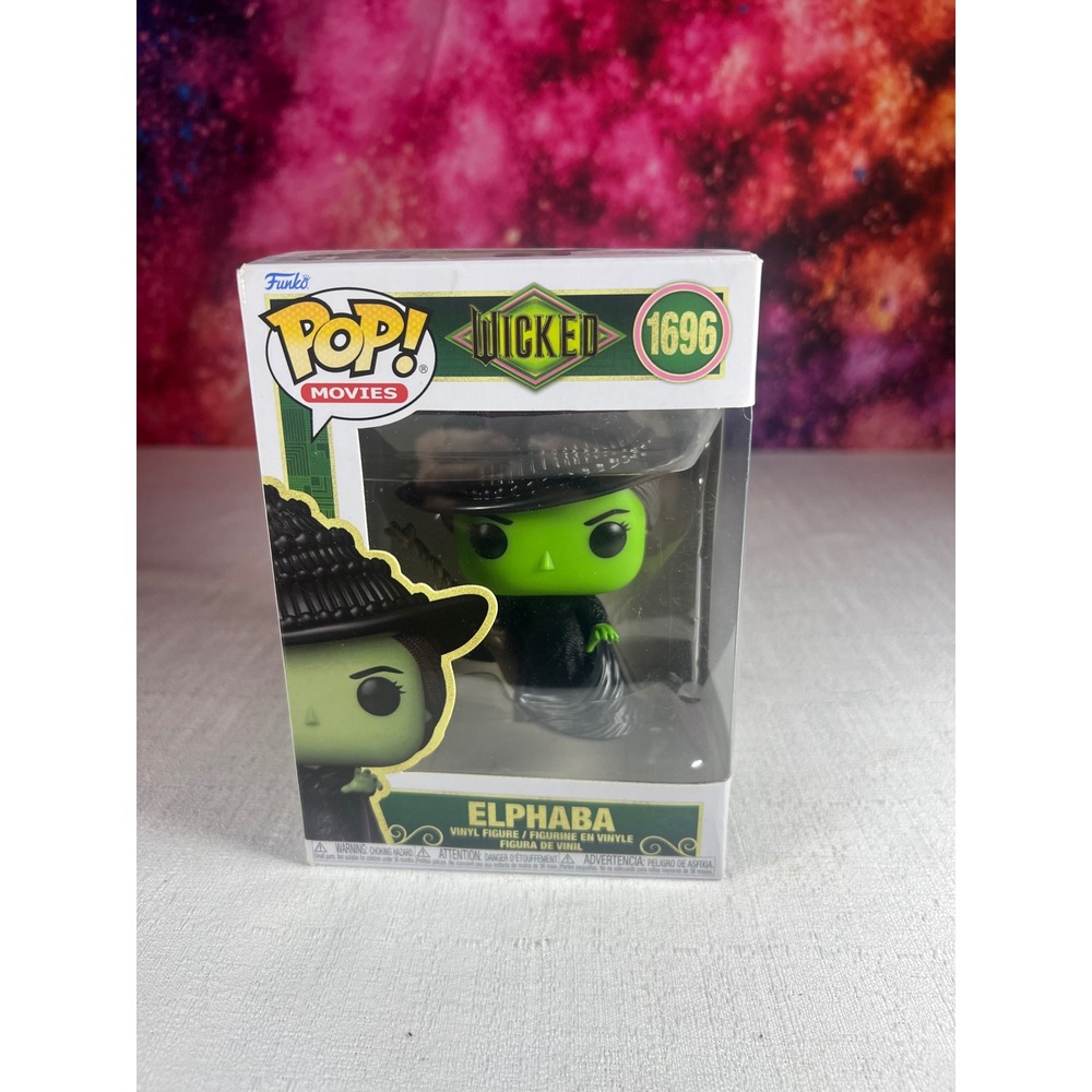 Funko Pop Movies Wicked Elphaba 1696 Vinyl Figure Green Witch Collectible